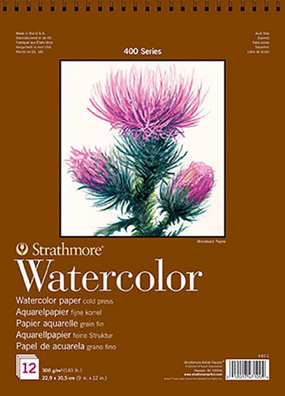 Strathmore Watercolor 22,9x30,5cm 300g 12buc