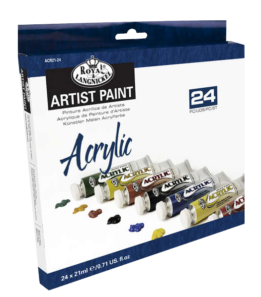 Set de culori acrilice Royal & Langnickel - 24 x 21 ml