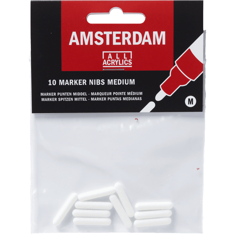 AMSTERDAM Marker – vârf de înlocuire 4 mm 10 buc