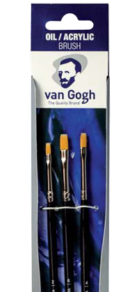 Pensule pentru ulei /acilice/guaș Van Gogh 294 - set de 3buc - 2 - 4 - 6