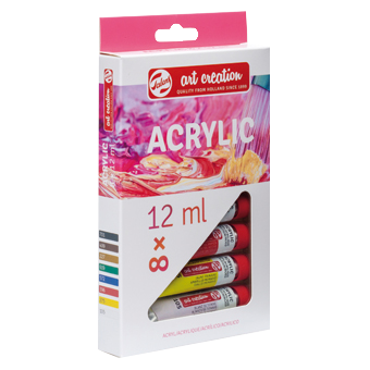 Culori acrilice Talens ArtCreation - set 8 x 12 ml