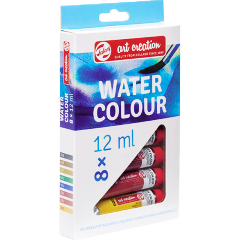 Culori acuarelă Talens ArtCreation - Set 8 x 12 ml