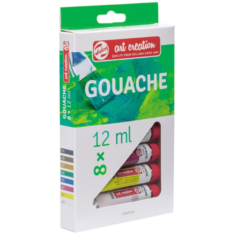 Culori gouache Talens ArtCreation - set de 8 x 12 ml