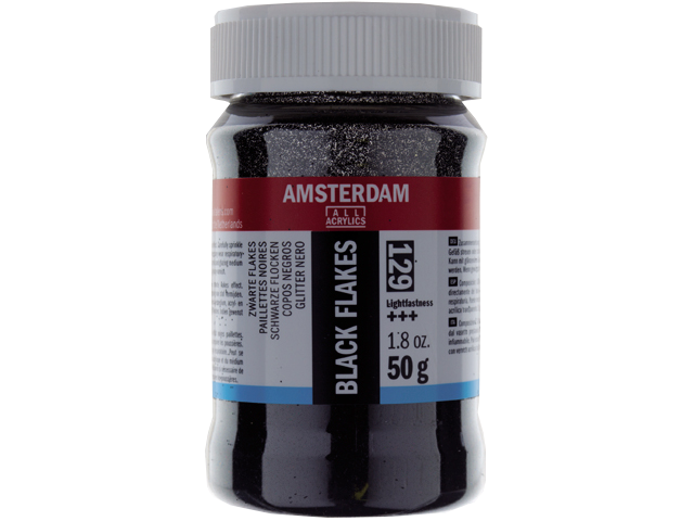 Amsterdam glitre negre - 50g