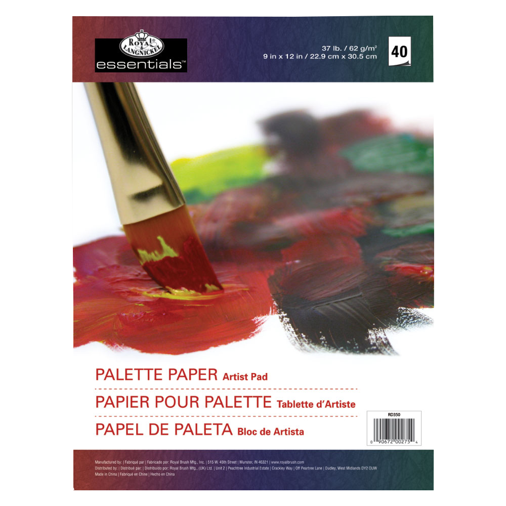 Paleta cu unică folosință cu rupere (ulei/acril) Royal &LangnickelArtistPad 40 d