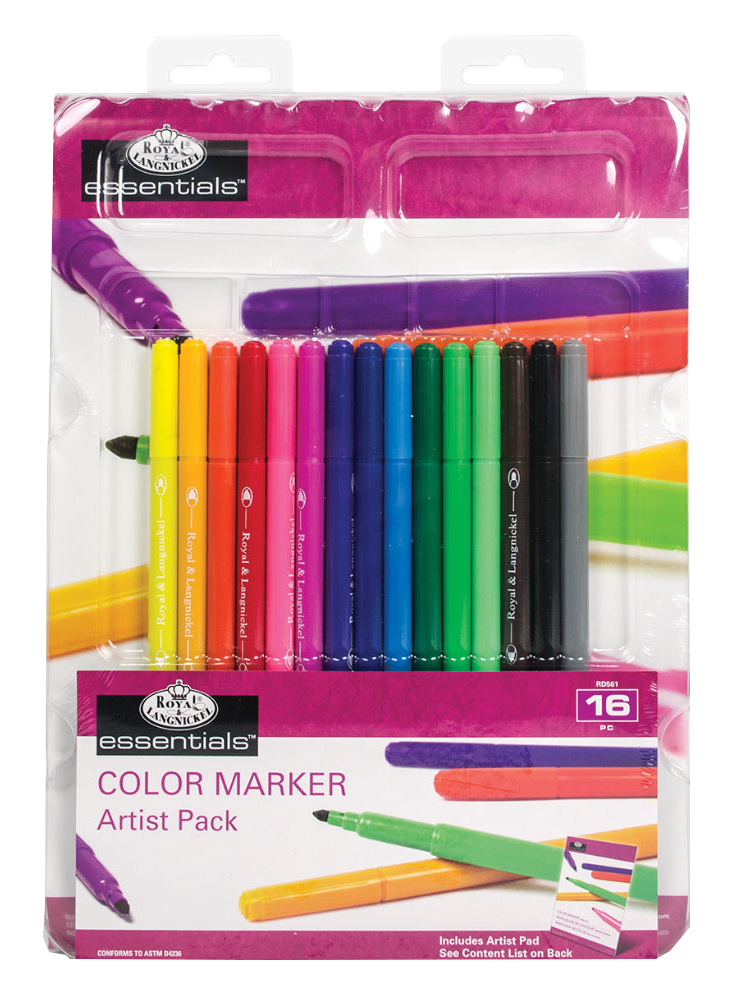 Blode desen pentru carioci + set de carioci colorate Royal Langnickel