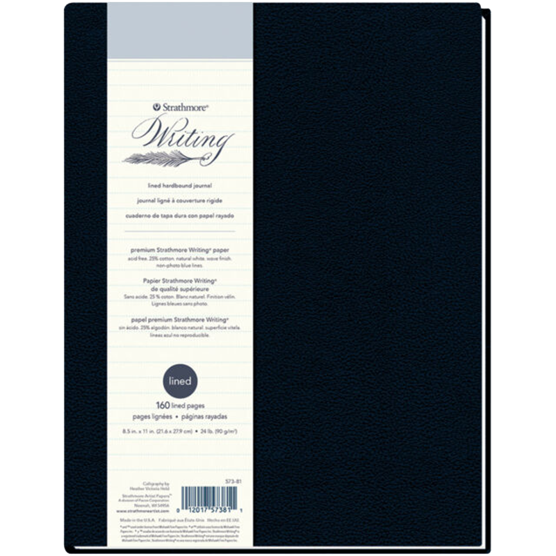 Strathmore Writing lined hardbound journal 21,6x27,9cm 90g 160buc