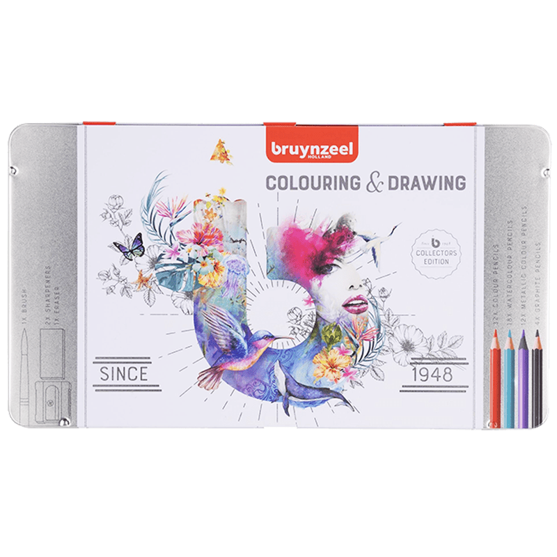 Set de creioane colorate Bruynzeel – 70buc