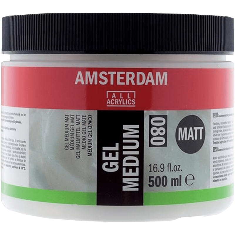 Amsterdam medium gel mat 080 - 500 ml