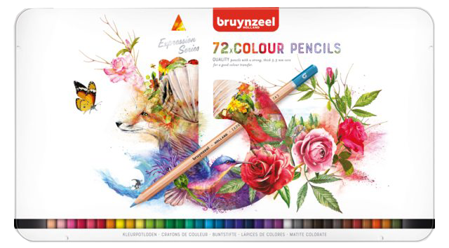 Creioane colorate Bruynzeel Expression - set de 72 buc