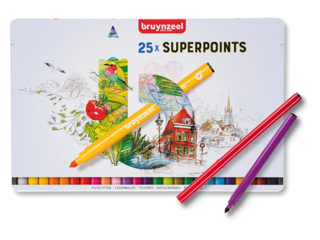 Carioci Bruynzeel Superpoints - 25 buc