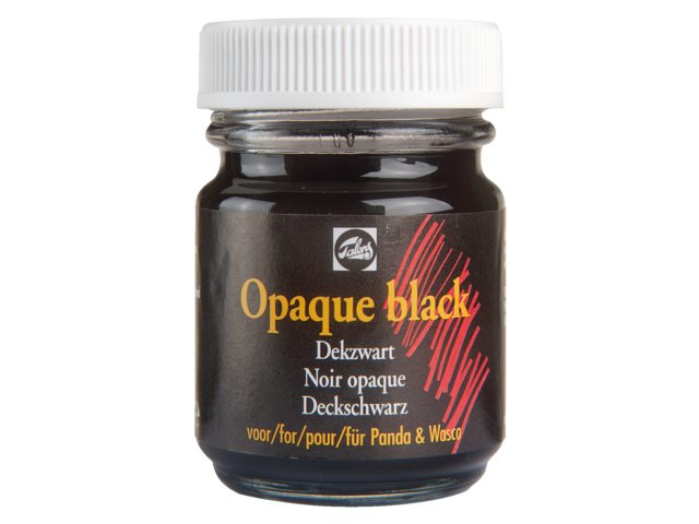 Vopsea decopertare opaca Talens Black - 50ml