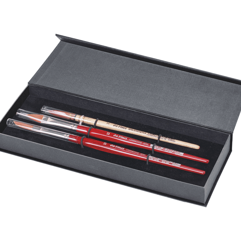 Set pensule acuarela da Vinci SPIN – 3buc