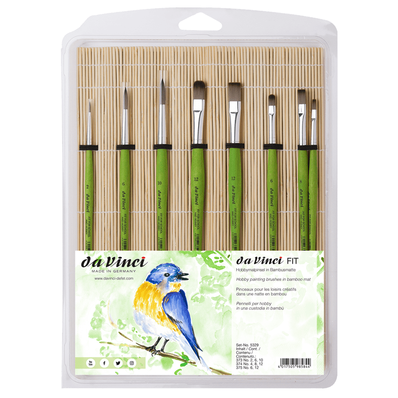 Set de pensule Da Vinci HOBBY-SET FIT - 8 buc