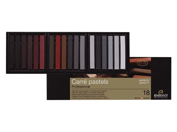 Pasteluri REMBRANDT Carré - set de 18 pasteluri