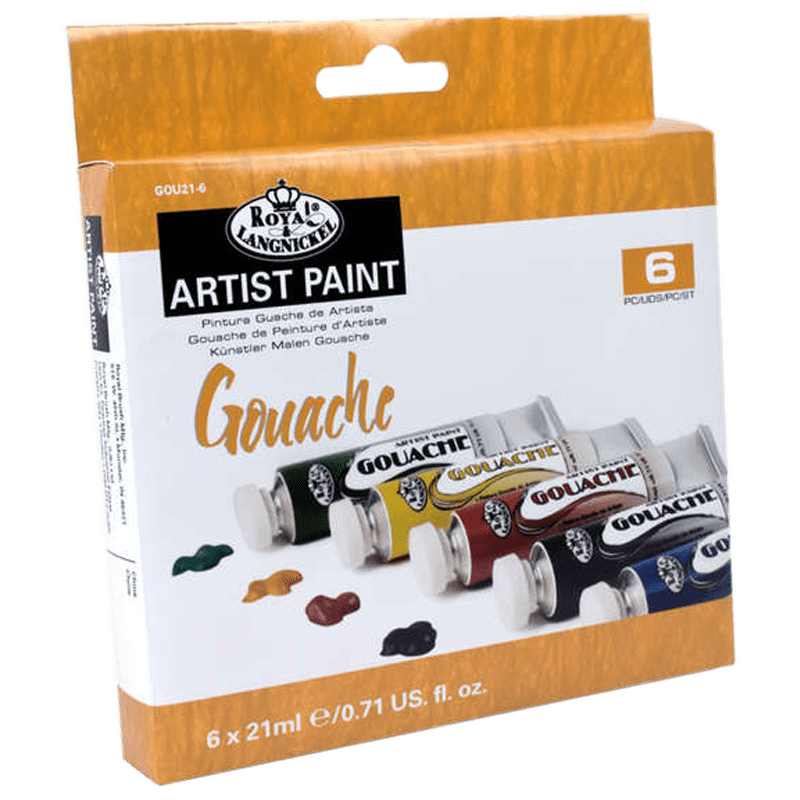 Culori gouache Royal Langnickel - set de 6 x 21 ml