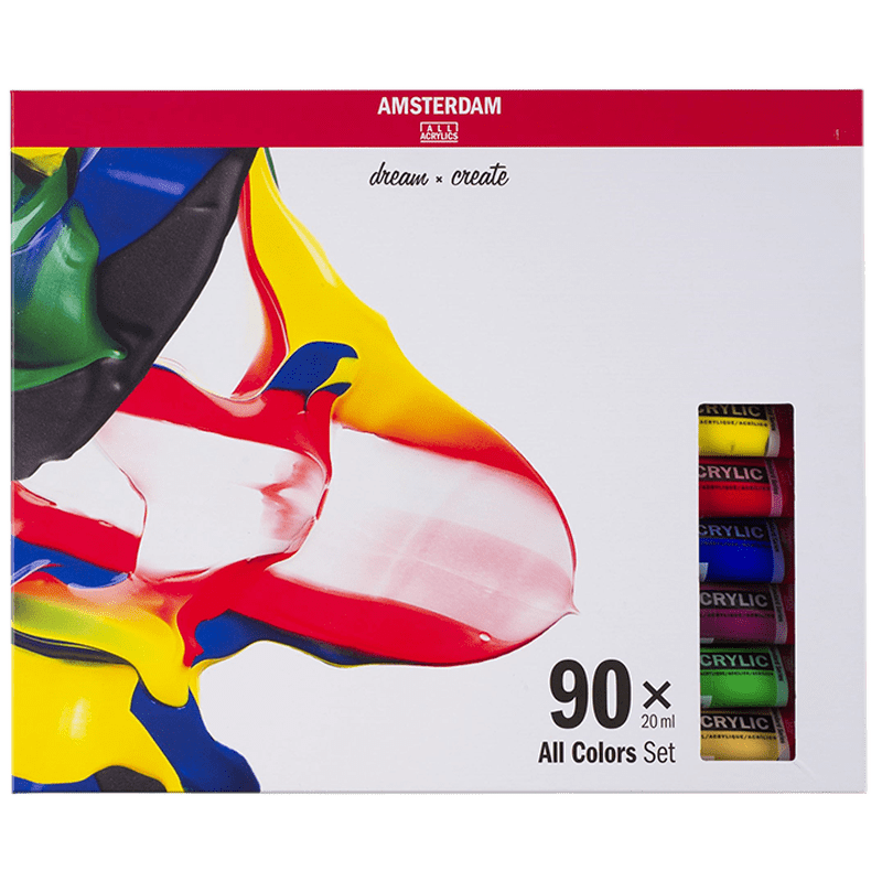 Culori acrilice Amsterdam - set 90 x 20ml - All colors