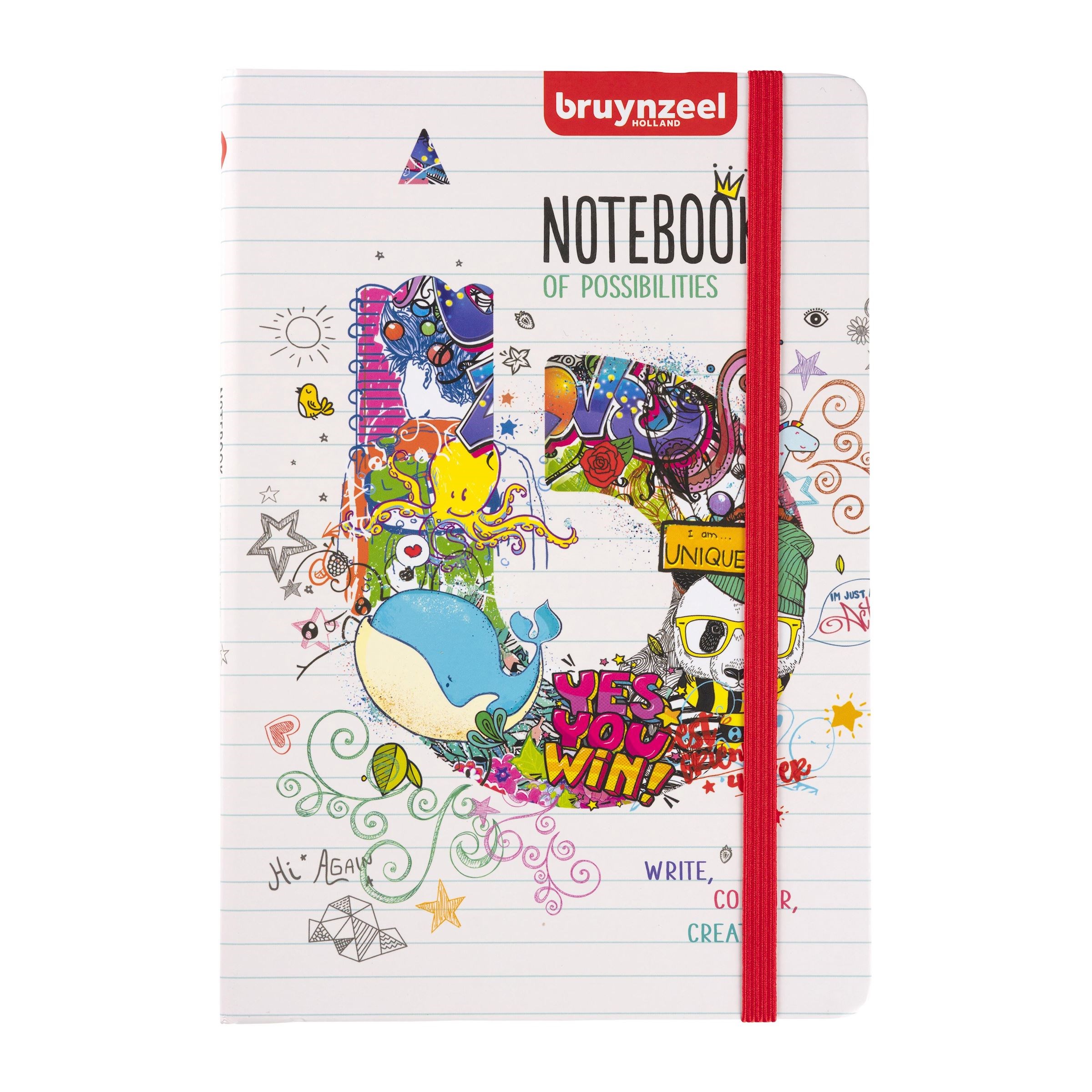 Notepad Bruynzeel A5, 80g/m2, 160 de hârtii