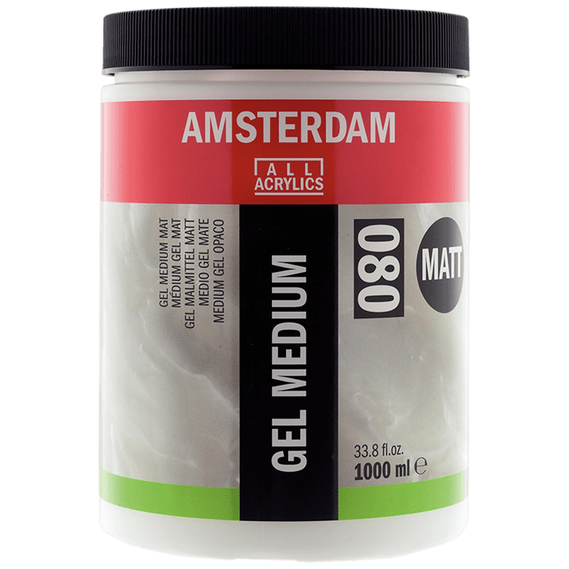 Amsterdam medium gel mat 080 - 1000 ml