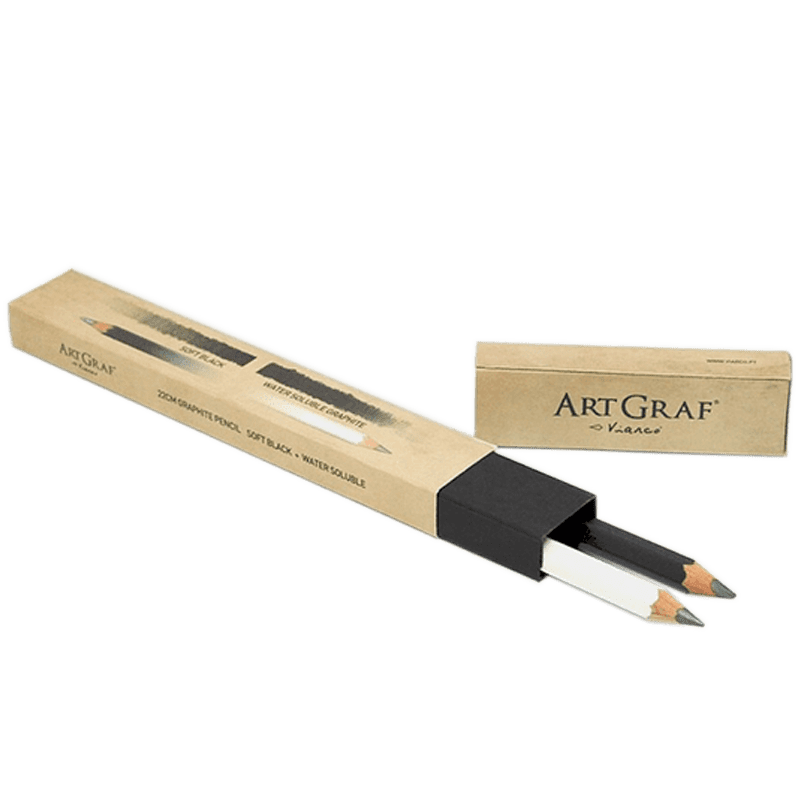 Creioane mari de grafit ArtGraf 22cm - 2buc