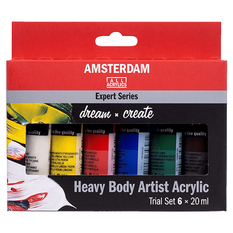 Culori acrilice  Amsterdam Expert Series - Trial set - 6x20ml