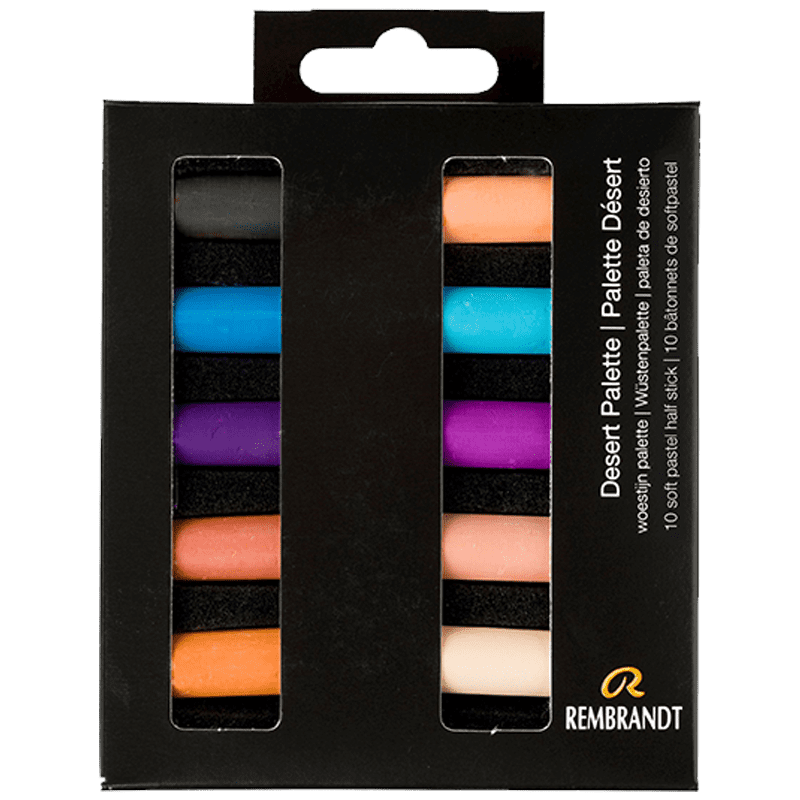 Pasteluri uscate REMBRANDT – Desert Palette - set de 10 jumătate de pasteluri