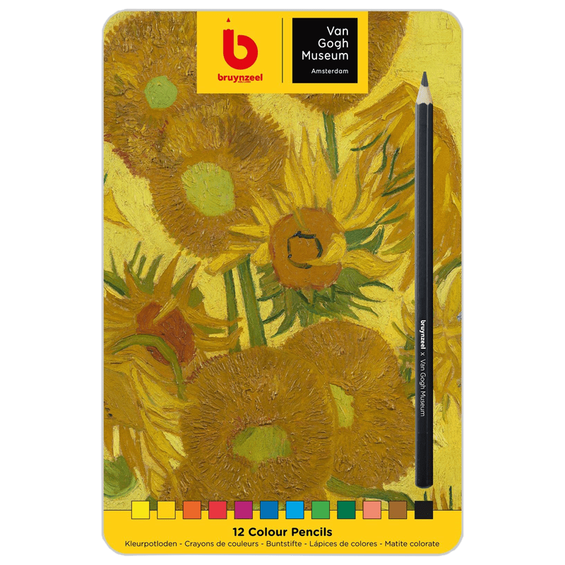 Creioane colorate Bruynzeel - set de 12 buc - Van Gogh Museum