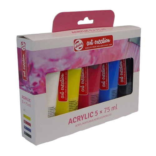 Set de culori acrilice Talens ArtCreation - 5x75 ml