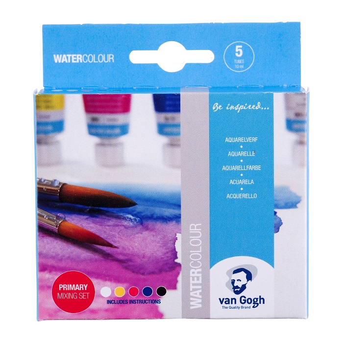 Culori acuarelă Van Gogh PRIMARY - Set de tuburi 5 x 10 ml