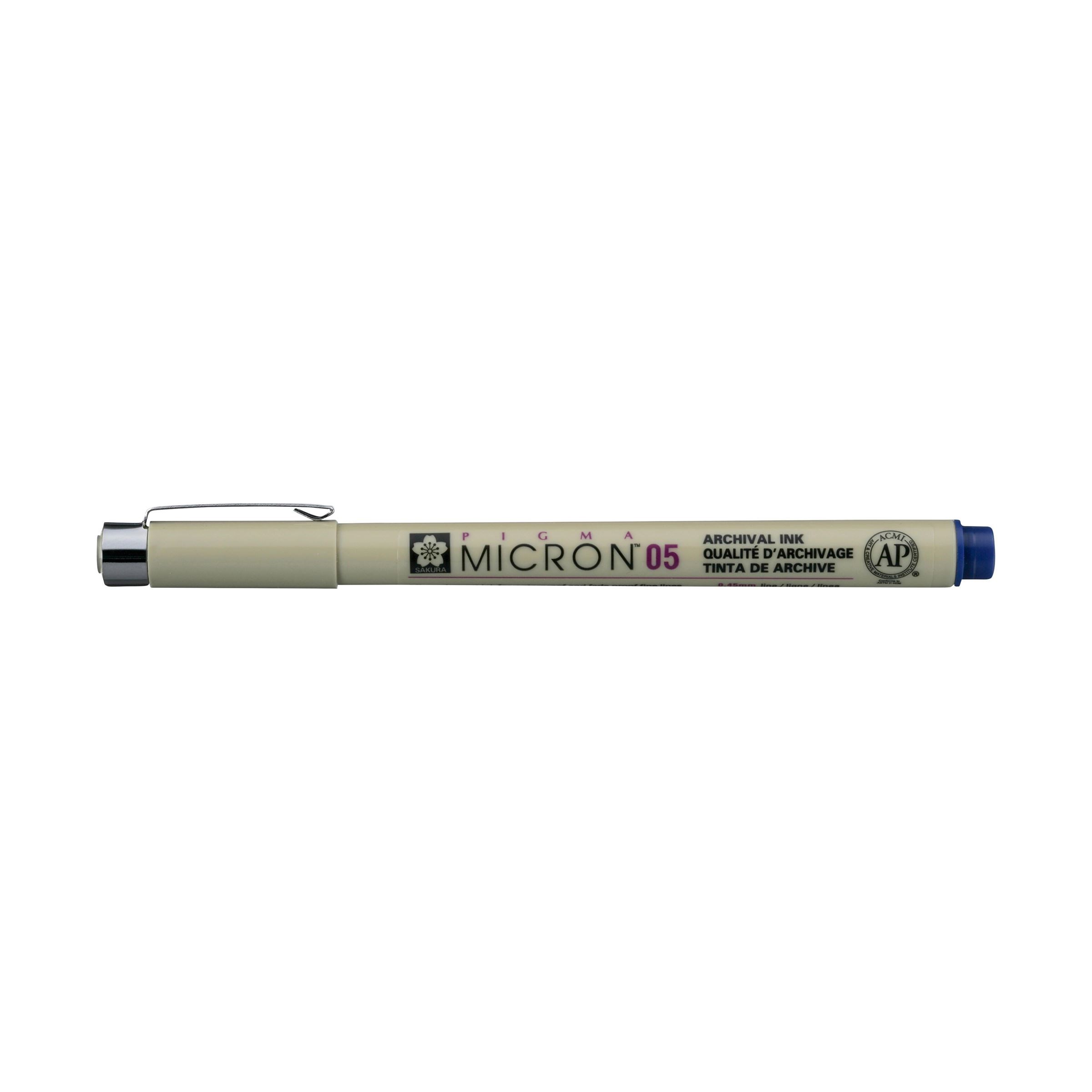 Stilou tehnic SAKURA Pigma Micron® ROYAL BLUE – diferite mărimi