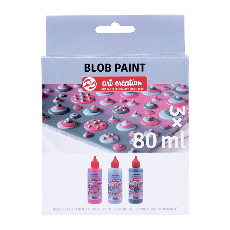 Set de culori Art Creation Blob Paint Pink - 3 x 80 ml