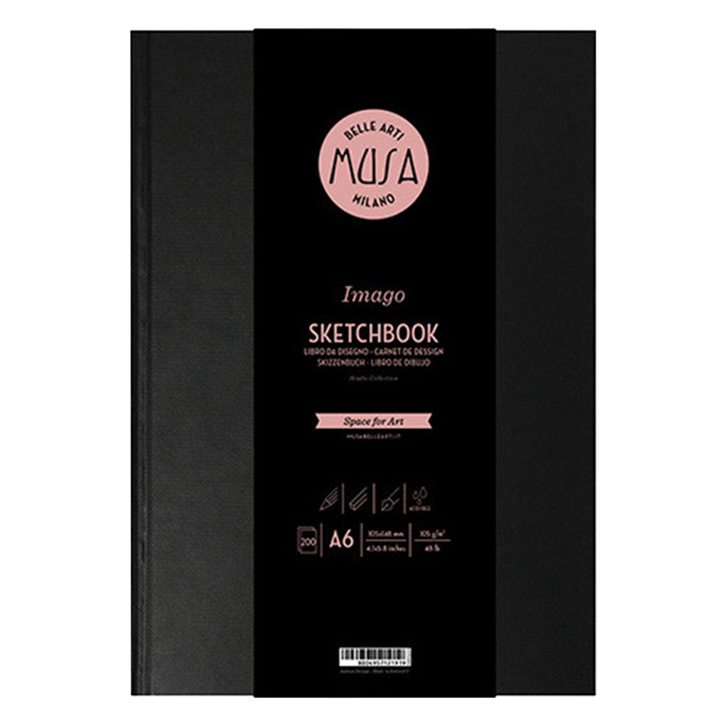 MUSA Imago Sketchbook caiet de schițe 200 de coli/105g - diverse dimensiuni