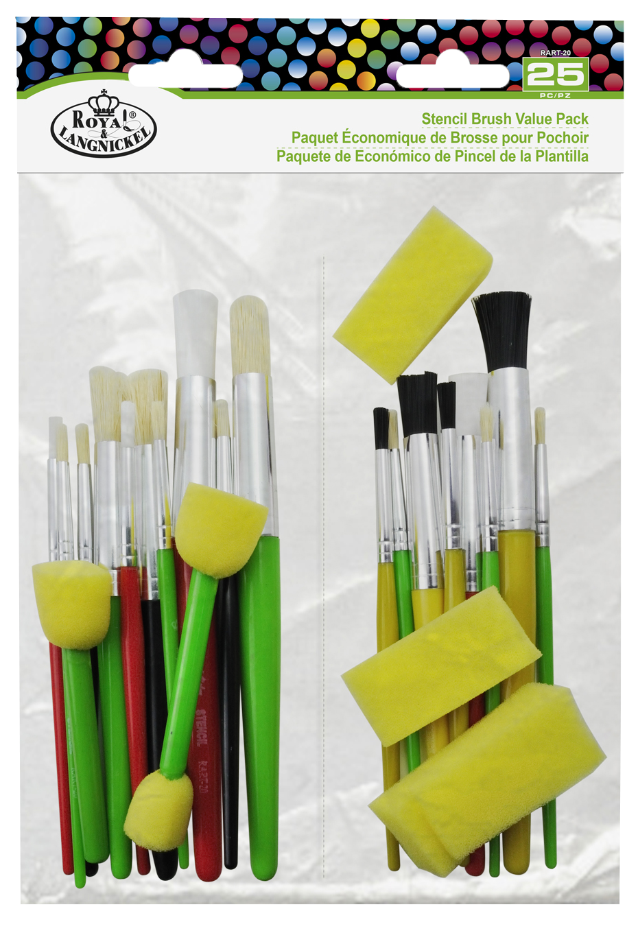 Royal Langnickel Art Brush Set - Set de 25 de pensule