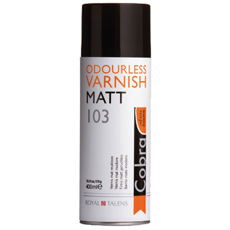 Cobra lac de finisare mat în spray pentru ulei 103 - 400 ml