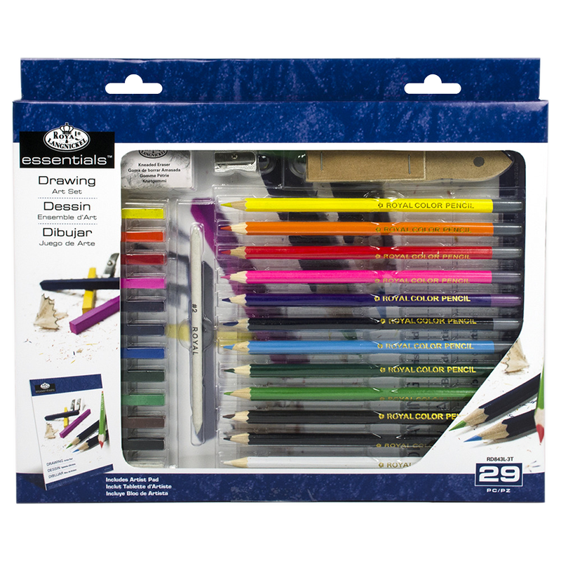 Royal & Langnickel Essentials Set de desen pentru artiști 29 buc.