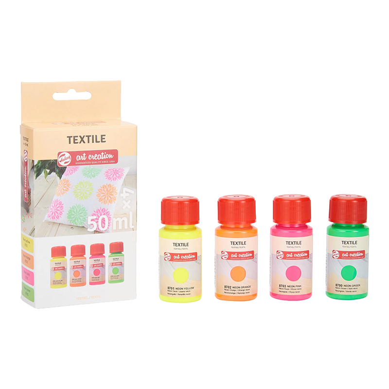 Art Creation Textile set Neon 4 x 50 ml