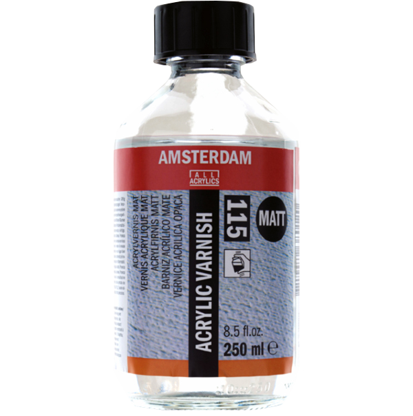 Amsterdam lac acrilic mat pentru acril/ulei 115 - 250 ml