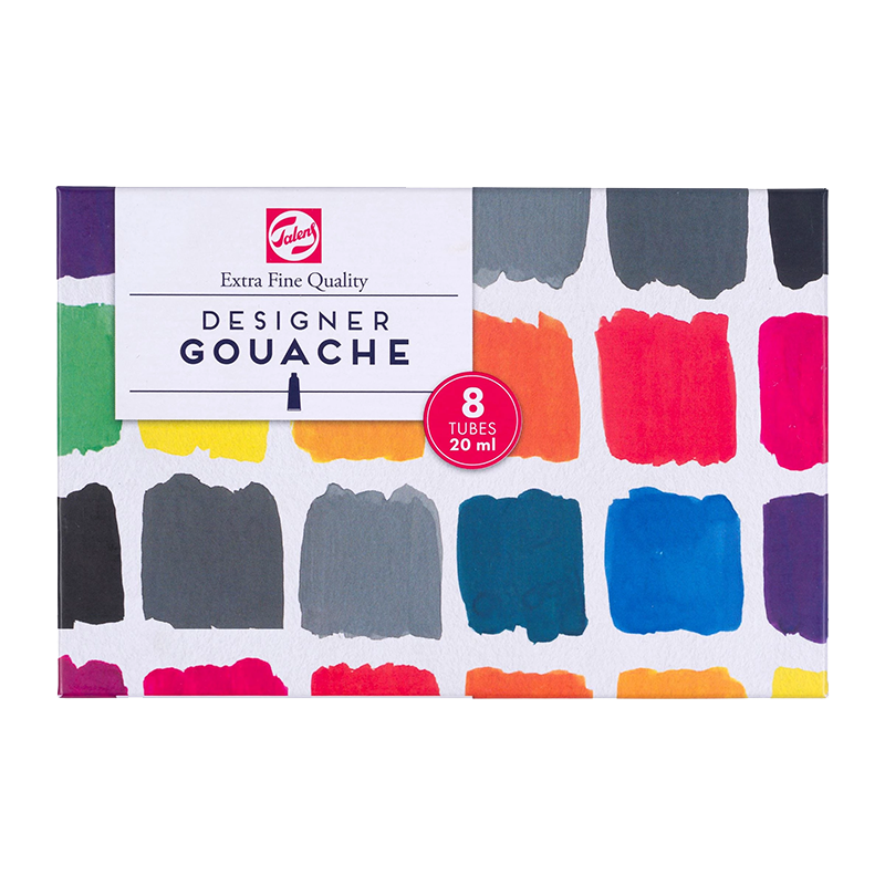 Talens Gouache Extra Fine set 8x20 ml tuburi