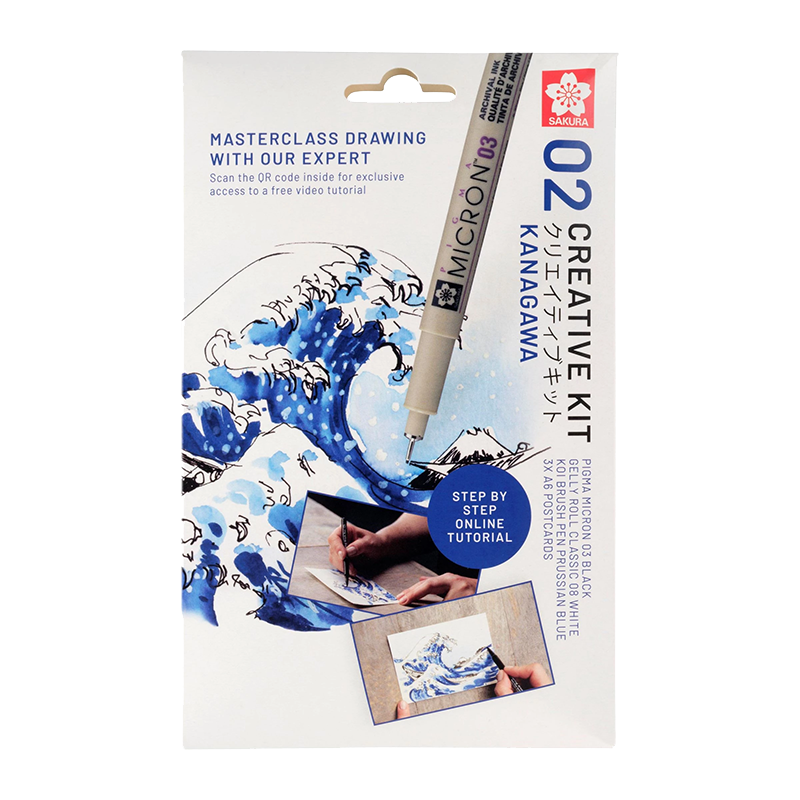 Sakura creative set - Great Wave of Kanagawa