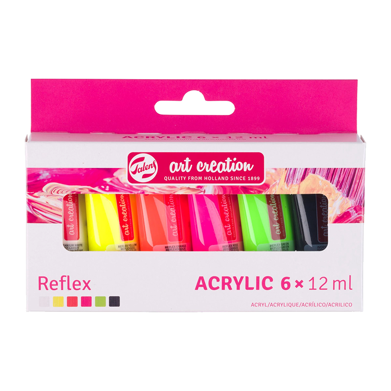 Art Creation set de culori acrilice 6 x 12 ml - Reflex