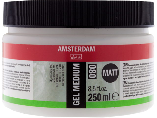 Amsterdam medium gel mat 080 - 250 ml