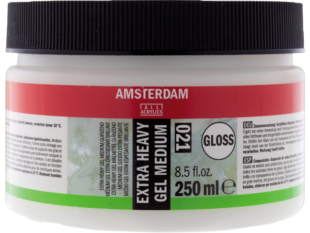 Amsterdam medium gel extrem de gros lucios pentru acril 021 - 250 ml