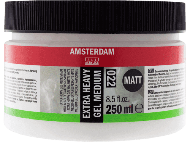 Mediu gel mat extra gros pentru acril Amsterdam 022 - 250 ml