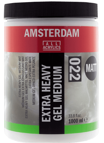 Amsterdam Mediu gel mat extra gros 022 - 1000 ml