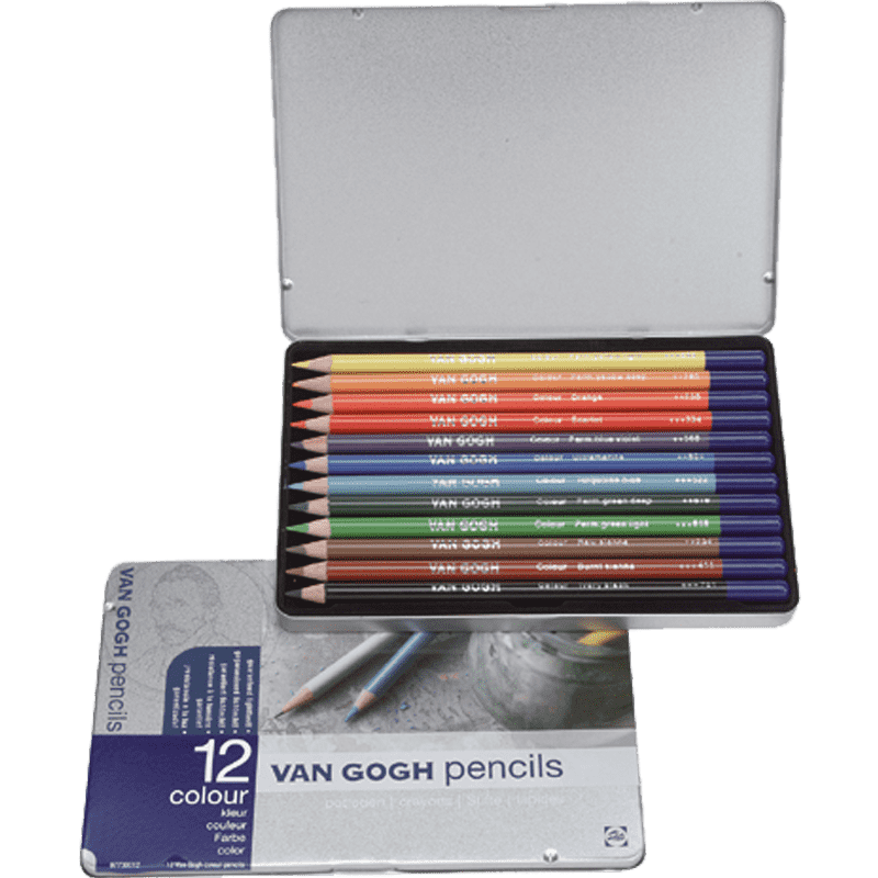 Creioane colorate Van Gogh - set de 12 buc