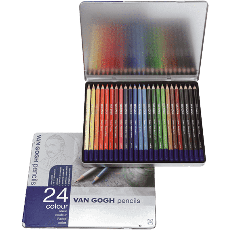 Creioane colorate Van Gogh - set de 24 buc