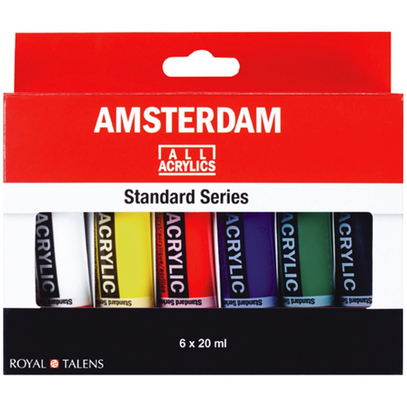 Culori acrilice Amsterdam - set 6 x 20ml