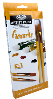 Culori gouache Royal Langnickel - set de 12 x 12 ml