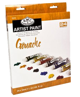 Culori gouache Royal Langnickel - set de 24 x 12 ml