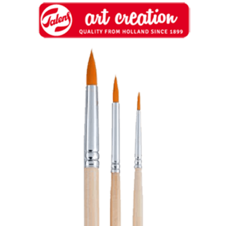 Pensule pentru ulei /acilice/guaș ArtCreation – set de 3 buc